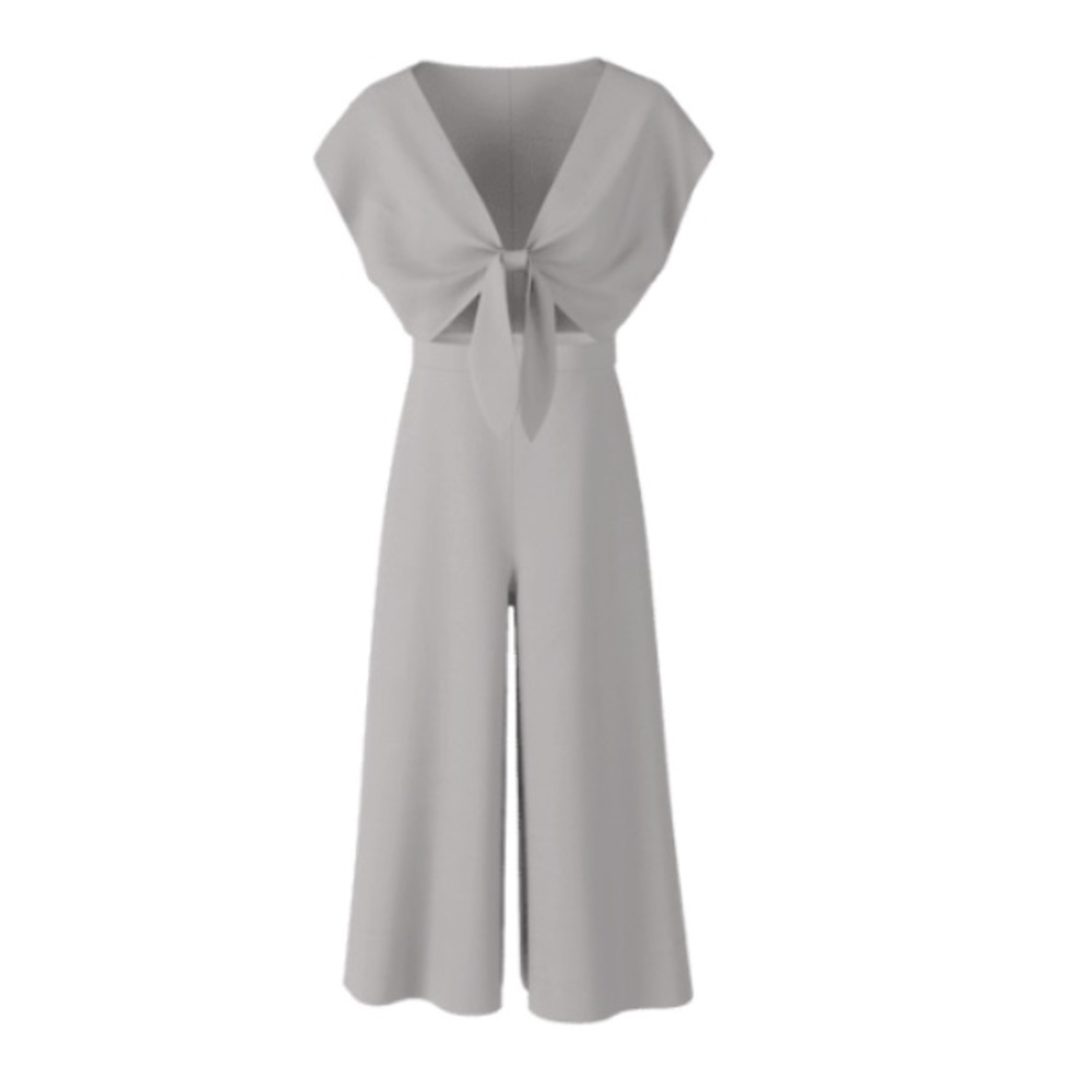 Fame and Partners Jumpsuit Romper Front Tie Size 6 / 38
